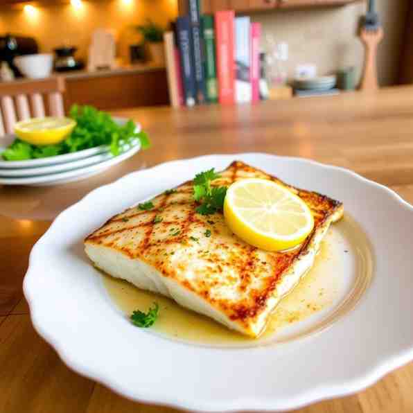 Perfect Pan-Seared Halibut Steaks - Easy Home Recipe